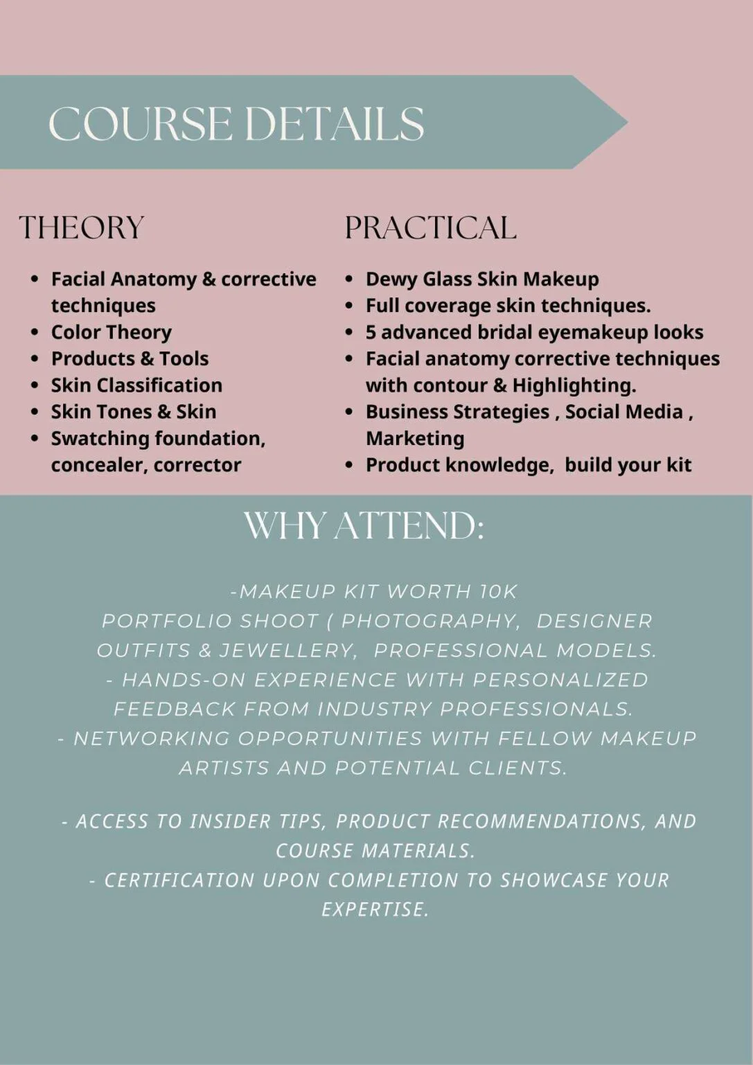 GlossnGlass course details — theory, practical and why attend